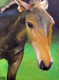 A painting named Auf der Pferdewiese